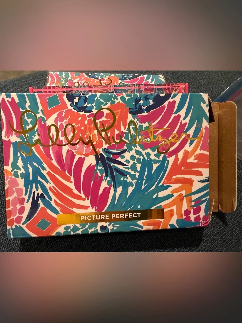 Lilly Pulitzer Clear 4x6 Acrylic Magnetic Picture Frame Goombay Smash Pineapples